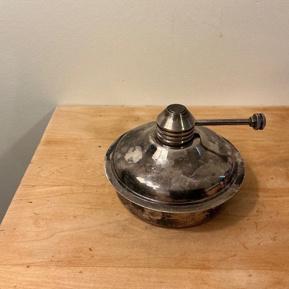 Vintage Wallace Silversmiths Silver plated Chafing Dish Oil Burner